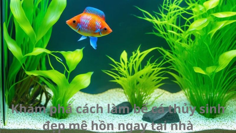 Khám phá cách làm bể cá thủy sinh đẹp mê hồn ngay tại nhà