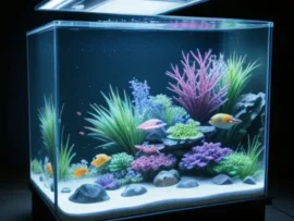 Bể cá thủy sinh với đèn LED